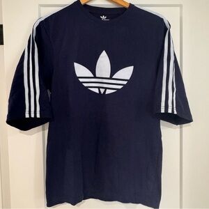 Adidas Originals Trefoil T-Shirt – Navy Blue 🔵